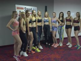 Siatkarki zaprezentowały bieliznę sportową