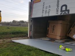 Kierowca Tira zasnął za kierownicą