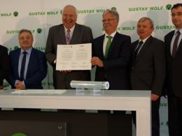 Wmurowano kamień węgielny pod zakład firmy Gustav Wolf