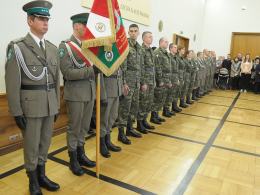 Nowi funkcjonariusze Służby Granicznej ślubowali dziś w Opolu