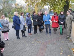 6 wiśni posadzono na Placu Wolności w Opolu.
