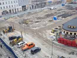 Prace na pl. Kopernika w Opolu idą zgodnie z planem