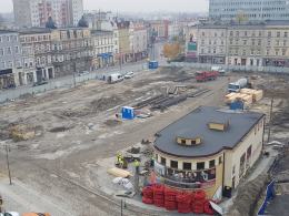 Prace na pl. Kopernika w Opolu idą zgodnie z planem