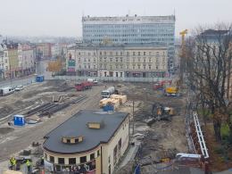 Prace na pl. Kopernika w Opolu idą zgodnie z planem
