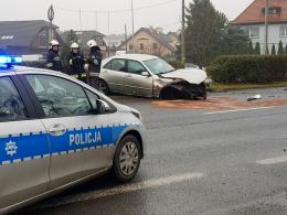 Zderzenie czterech pojazdów na ul. Wrocławskiej