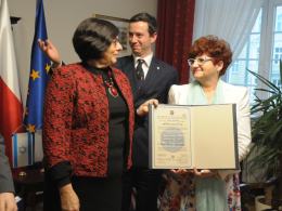 Śp. Irena Gumułka pośmiertnie uhonorowana obywatelstwem Państwa Izrael.
