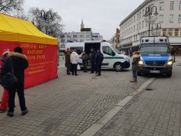 Na Placu Wolności można było dziś podarować krew potrzebującym