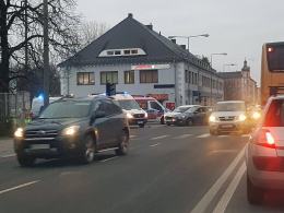 3 osoby ranne po zderzeniu do jakiego doszło rano na Katowickiej