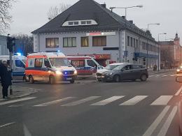 3 osoby ranne po zderzeniu do jakiego doszło rano na Katowickiej