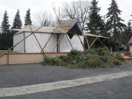 Rozpoczęła się już budowa szopki bożonarodzeniowej w Szczepanowicach