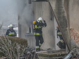 Łosiów, 70 letnia kobieta spłonęła w swoim domu.