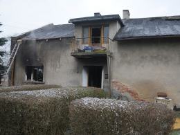 Łosiów, 70 letnia kobieta spłonęła w swoim domu.