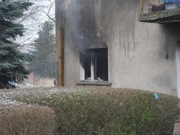 Łosiów, 70 letnia kobieta spłonęła w swoim domu.