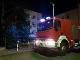 Pożar ocieplenia budynku w Szkole Podstawowej nr 20 w Opolu