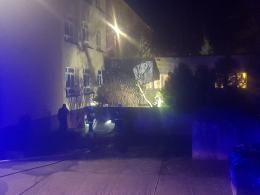 Pożar ocieplenia budynku w Szkole Podstawowej nr 20 w Opolu