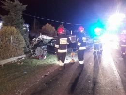 Miał ponad 2 promile alkoholu w wydychanym powietrzu. Zatrzymał go słup energetyczny.