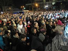 Opolanie przywitali Nowy Rok pod Amfiteatrem.