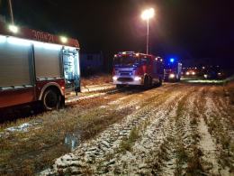 Pożar domu jednorodzinnego przy ulicy Górnej