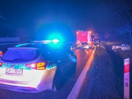 Kolejne auto wypadło z drogi. Jedna osoba ranna w Dąbrowie