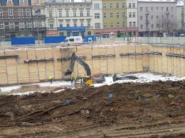 Budowa parkingu pod Placem Kopernika idzie pełną parą