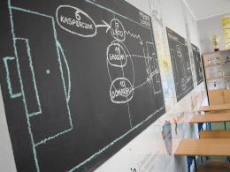 Klasa niczym boisko piłkarskie. Posłuży sportowcom z Prószkowa
