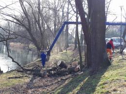 Będzie nowa kładka na Pasiece, inwestycji znów przeszkadzają drzewa