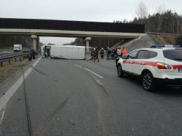 Wypadek na autostradzie A4. Droga na Wrocław zablokowana