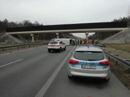 Wypadek na autostradzie A4. Droga na Wrocław zablokowana