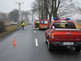 Tragiczny wypadek w Krępnej, nie żyje 44-letni pasażer