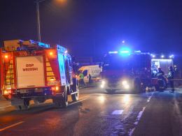 Wrzoski: Bus zderzył się z osobówką, ranna pasażerka