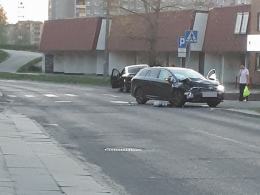 Zderzenie Toyoty i Mercedesa na Cieszyńskiej