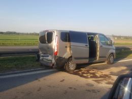 Zderzenie trzech pojazdów na A4 w kierunku Katowic, autostrada nieprzejezdna
