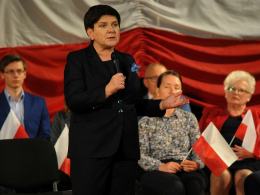 Beata Szydło podsumowała 2,5 roku rządów PiS podczas wizyty w Krapkowicach