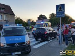 Kobieta prowadząca wózek została potrącona na przejściu dla pieszych
