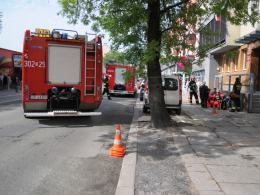 Śmigłowiec LPR uległ awarii na Oleskiej. Ulica jest zablokowana