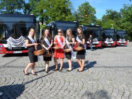 Nowe autobusy MZK z nazwami miast partnerskich