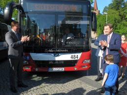 Nowe autobusy MZK z nazwami miast partnerskich