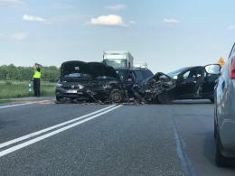 Nieustąpienie pierwszeństwa przyczyną zderzenia 3 aut na obwodnicy Opola