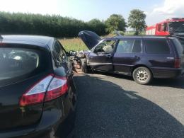Nieustąpienie pierwszeństwa przyczyną zderzenia 3 aut na obwodnicy Opola