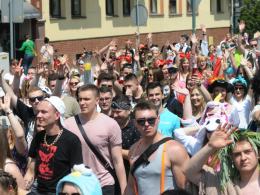 Kolorowy korowód studentów przeszedł przez miasto