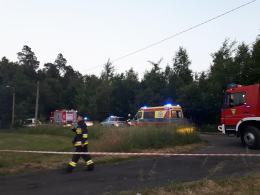 Radiowóz policyjny dachował w Ozimku