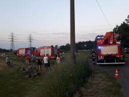 Radiowóz policyjny dachował w Ozimku