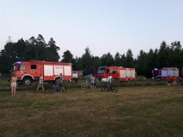 Radiowóz policyjny dachował w Ozimku