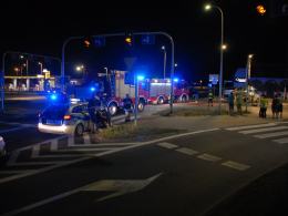 Kierowca wymusił pierwszeństwo na skrzyżowaniu, groźny wypadek koło Błękitnej Wstęgi
