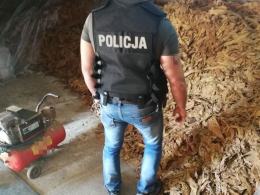 Policjanci zlikwidowali nielegalną wytwórnie tytoniu