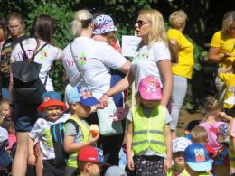 Blisko 300 przedszkolaków przebiegło przez Park Nadodrzański w Opolu