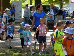 Blisko 300 przedszkolaków przebiegło przez Park Nadodrzański w Opolu