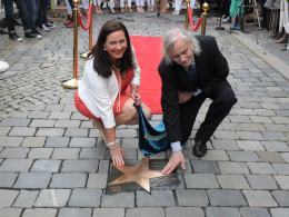 Gwiazdy Alicji Majewskiej i Krzysztofa Klenczona uroczyście odsłonięte