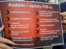 Nowoczesna: "Działania PiS to piramidalne kłamstwa" Opłaty, podatki i daniny na potęgę