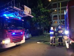 Interwencja strażaków na Piotrkowskiej w Opolu, policja szuka sprawców podpalenia